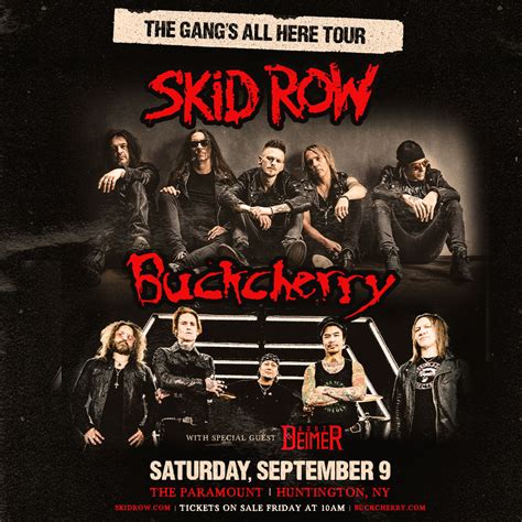 skid row concert dates